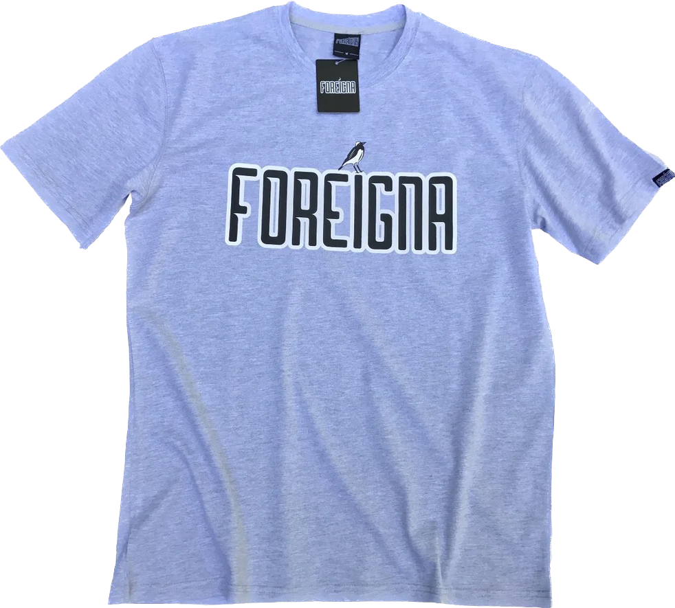 FOREIGNA Logo T-Shirt - Sport/Grey