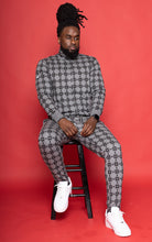 画像をギャラリービューアに読み込む, ダイヤモンドアイジオメトリックジャケット - グレー/ブラック