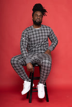 画像をギャラリービューアに読み込む, ダイヤモンドアイ ジオメトリック スウェットシャツ - グレー/ブラック