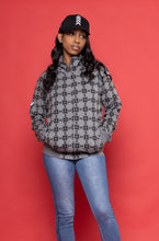 画像をギャラリービューアに読み込む, ダイヤモンドアイジオメトリックジャケット - グレー/ブラック