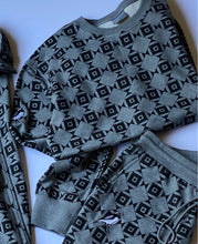 画像をギャラリービューアに読み込む, ダイヤモンドアイ ジオメトリック スウェットシャツ - グレー/ブラック