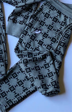 画像をギャラリービューアに読み込む, ダイヤモンドアイジオメトリックパンツ - グレー/ブラック