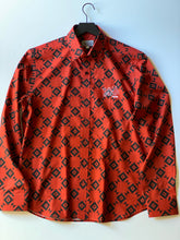画像をギャラリービューアに読み込む, FOREIGNA Men’s Classic Fit Checkered Diamond Eye Dress Shirt - Red/Black - FOREIGNA