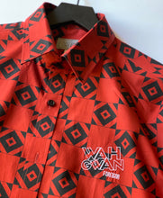 画像をギャラリービューアに読み込む, FOREIGNA Men’s Classic Fit Checkered Diamond Eye Dress Shirt - Red/Black - FOREIGNA