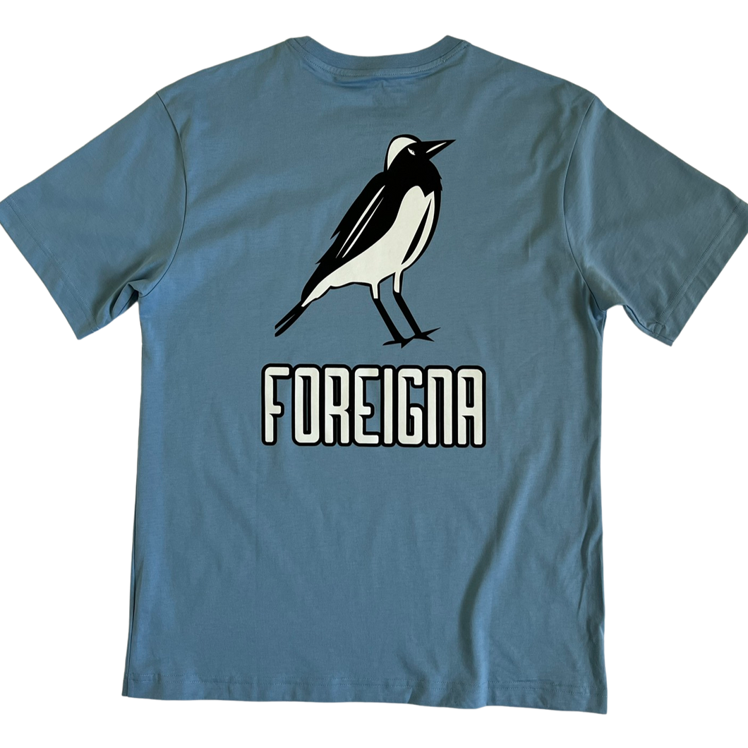 FOREIGNA Logo T-Shirt - Cloudy Blue