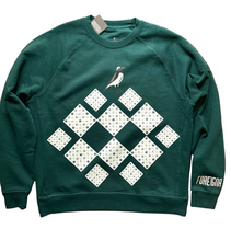 Load image into Gallery viewer, Foreigna Diamonds Heavyweight Crew Sweatshirt - Green