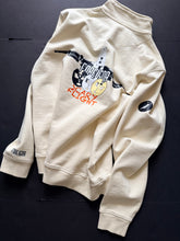 Load image into Gallery viewer, Foreigna Quarter Zip Heavyweight Sweatshirt - Vanilla White