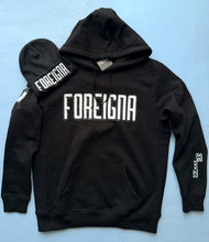 Load image into Gallery viewer, Foreigna Logo Heavyweight Hoodie - Black