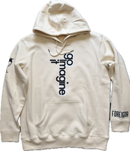 画像をギャラリービューアに読み込む, Foreigna Slogan Heavyweight Hoodie - Vanilla White