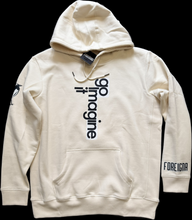 画像をギャラリービューアに読み込む, Foreigna Slogan Heavyweight Hoodie - Vanilla White