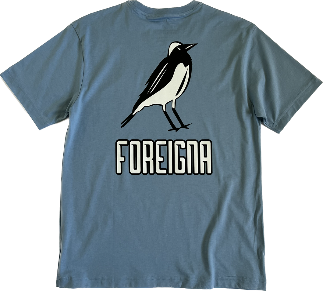 FOREIGNA Bird Logo Supima®️ T-Shirt - Cloudy Blue
