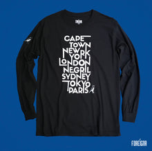Load image into Gallery viewer, Foreigna Your Journey L/S Tee - Black - FOREIGNA