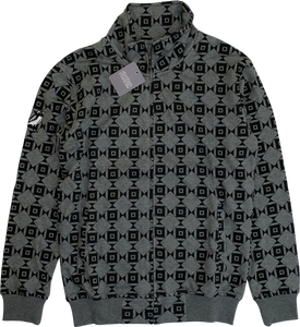 FOREIGNA Diamond-Eye Checkered Jacket - Grey/Black