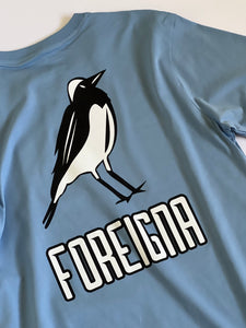 FOREIGNA Bird Logo Supima®️ T-Shirt - Cloudy Blue
