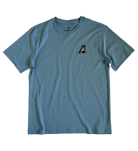 Load image into Gallery viewer, FOREIGNA Bird Logo Supima®️ T-Shirt - Cloudy Blue